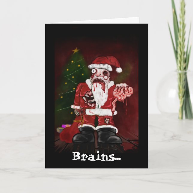 Zombie Santa Card (Front)