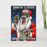 zombie christmas cards