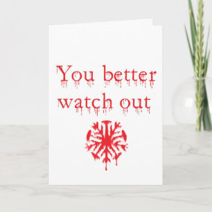 Zombie Santa Christmas Card