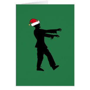 Zombie Santa Funny Christmas Card