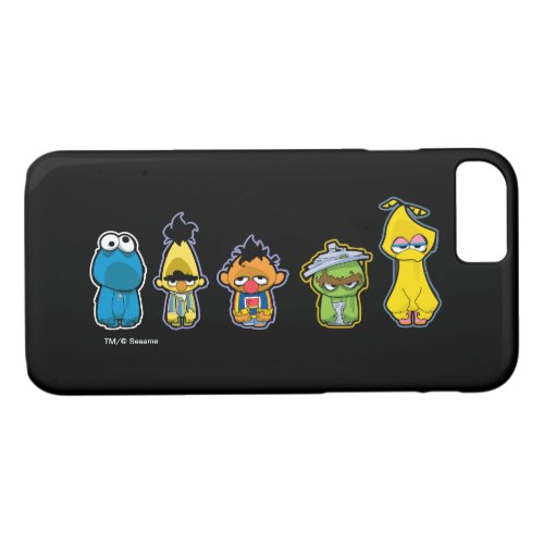 Zombie Sesame Street Characters iPhone 87 Case