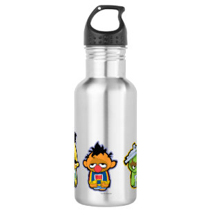 Zombie Sesame Street Characters Water Bottle