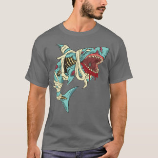 Zombie Shark halloween friends T-Shirt