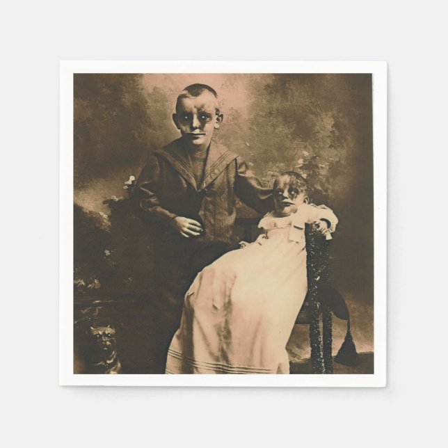 Zombie Siblings  Napkins (Front)