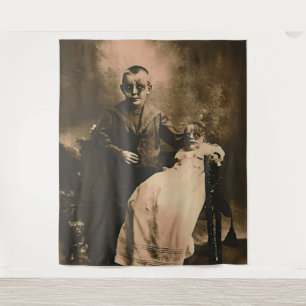 Zombie Siblings Tapestry
