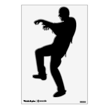 Zombie Silhouette Wall Decal by MovieFun at Zazzle