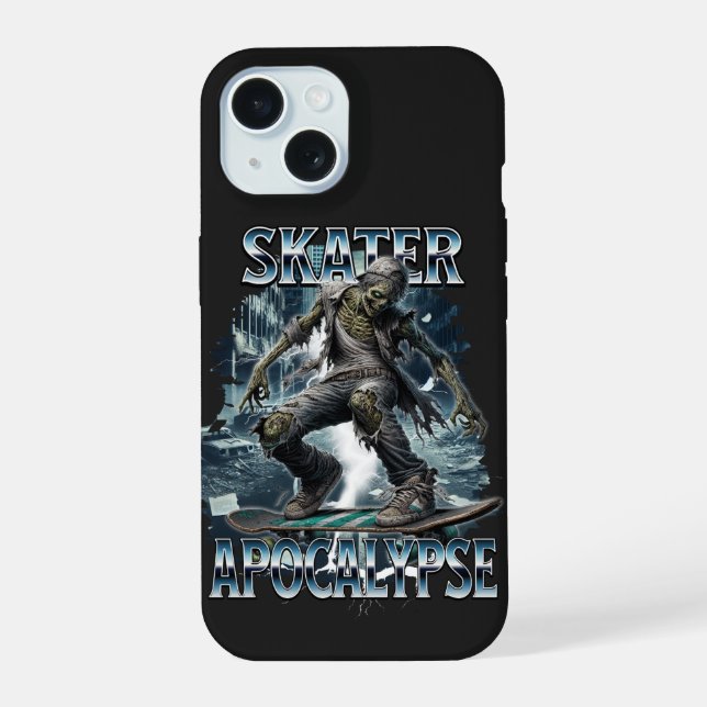 ZOMBIE SKATER APOCALYPSE IPHONE CASE (Back)