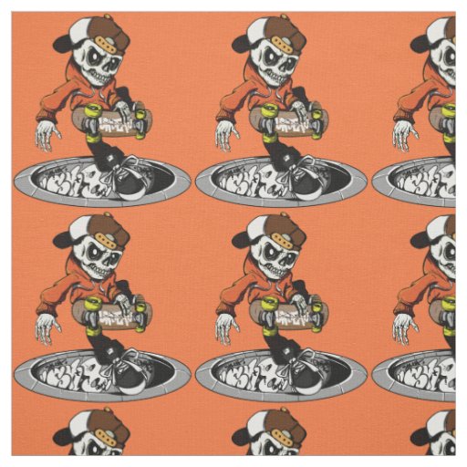Zombie Skater custom color fabric