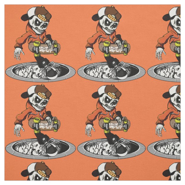 Zombie Skater custom color fabric (Swatch)