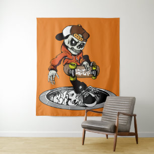 Zombie Skater custom color tapestries