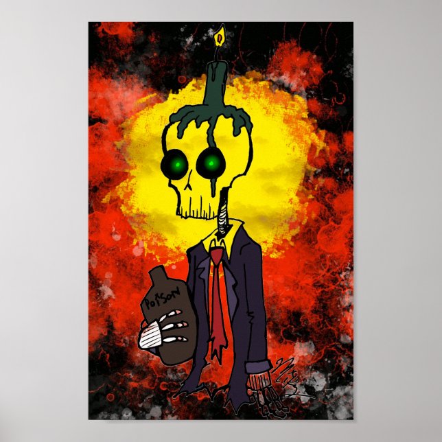 Zombie Skeleton  Poster (Front)