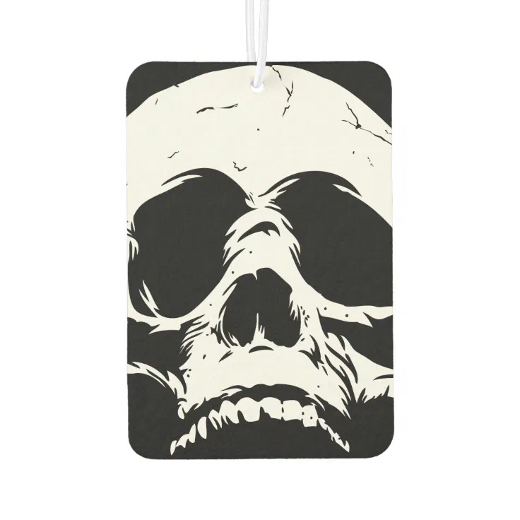 Zombie Skull Face Car Air Freshener Zazzle