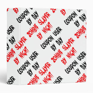 Zombie Slayer Coupon User Binder