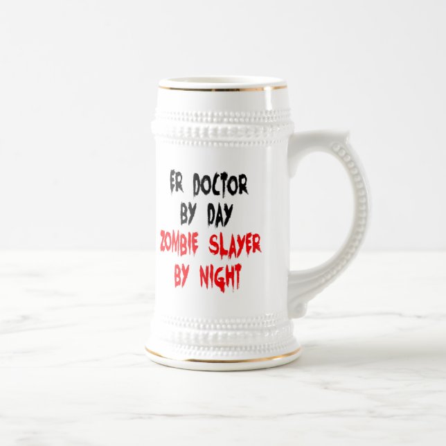Zombie Slayer ER Doctor Beer Stein (Right)