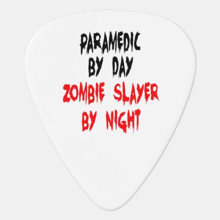 Zombie Slayer Paramedic Guitar Pick