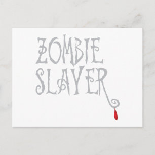 Zombie Slayer Postcard