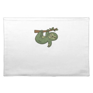 Zombie Sloth Classic T-Shirt Cloth Placemat