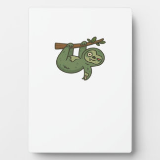 Zombie Sloth Classic T-Shirt Plaque