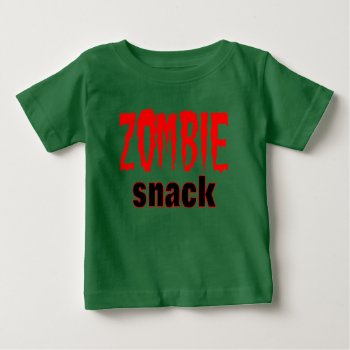 Zombie Snack Funny T Shirt by ZombieGifts at Zazzle