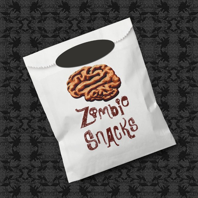 Zombie Snacks Halloween Favor Bag (Creator Uploaded)