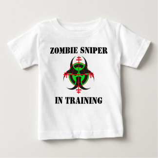 ZOMBIE SNIPER IN TRAINING INFANT T-SHIRT (vr gn)