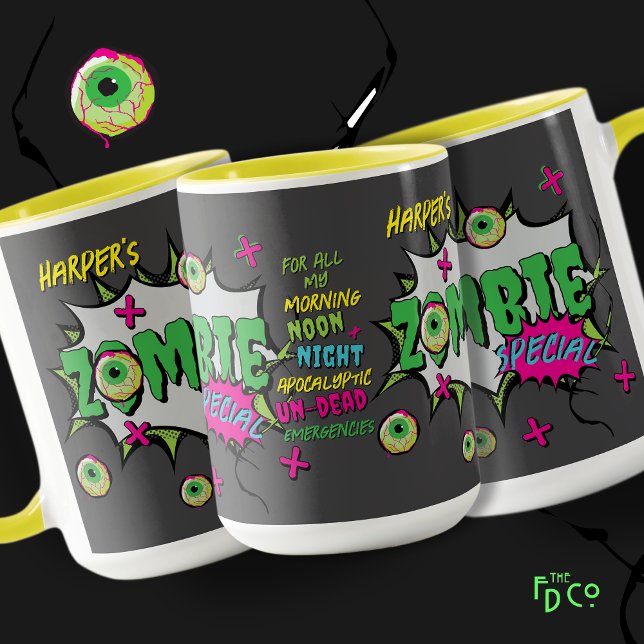 Zombie Special Ghoulishly Fun Personalized Mug (Creator Uploaded)