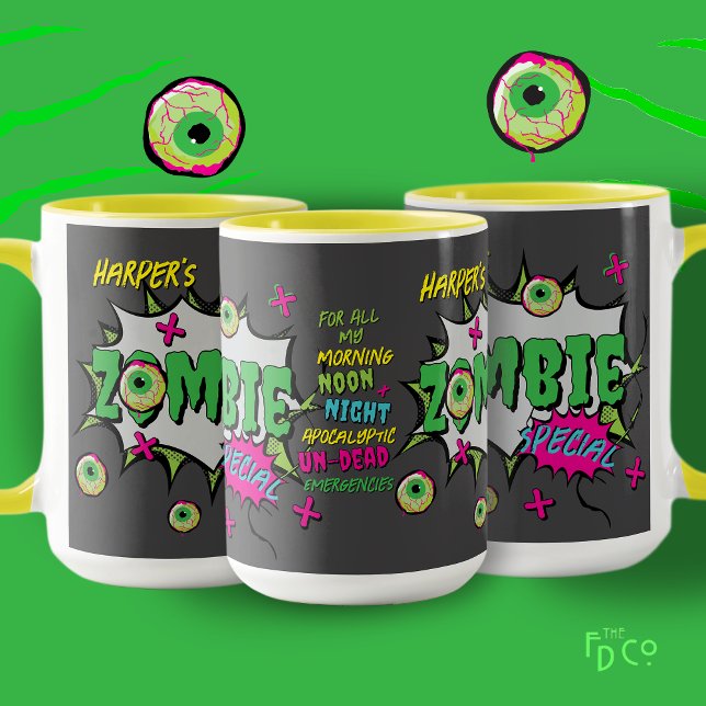 Zombie Special Ghoulishly Fun Personalized  Mug (Creator Uploaded)