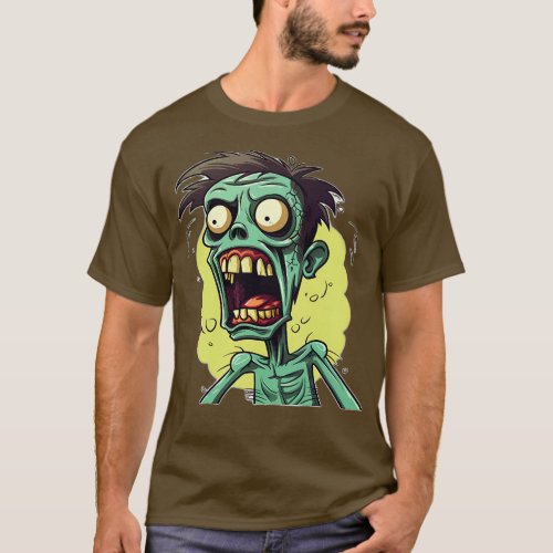 Zombie Spooky Halloween Horror Goth Zombies 1 T_Shirt