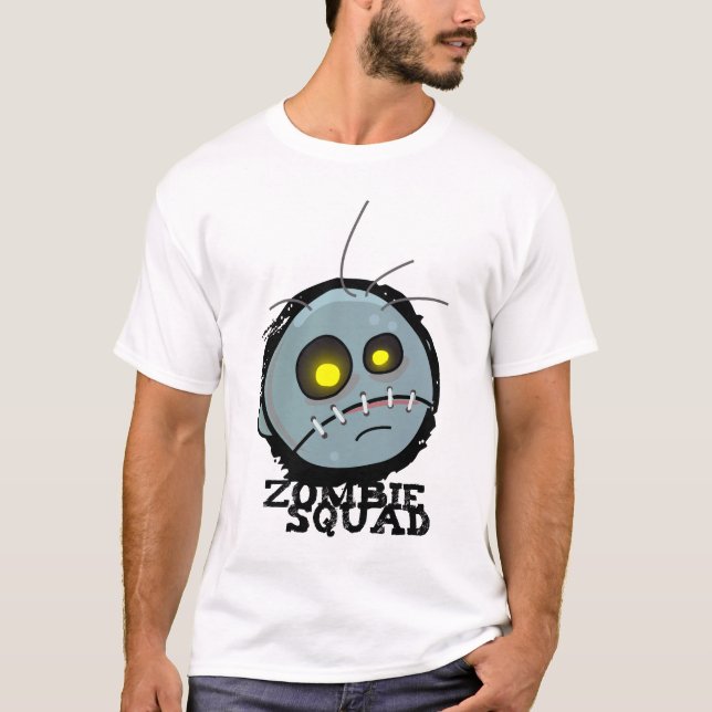 Zombie Squad (white) T-Shirt (Front)