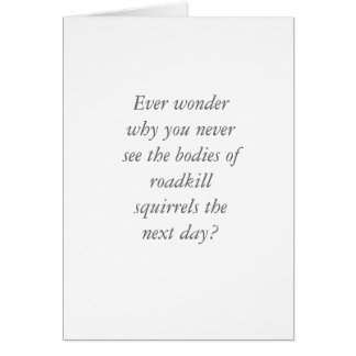 Zombie Squirrel Cards