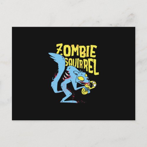 Zombie Squirrel Postcard