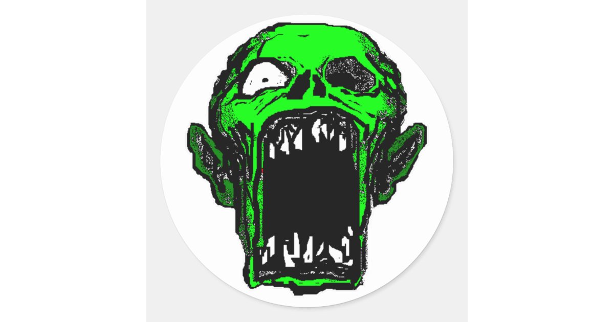 Zombie Sticker | Zazzle.com