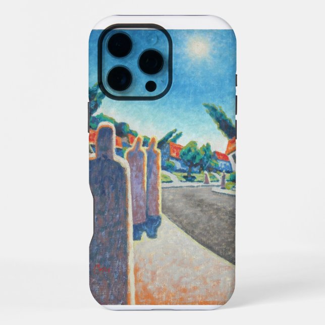 Zombie Suburb Iphone Case (Back)