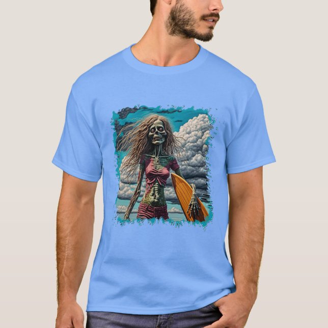 Zombie Surfer Girlfriend T-Shirt (Front)