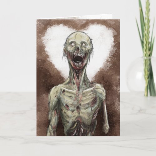 Zombie Sweetheart Card
