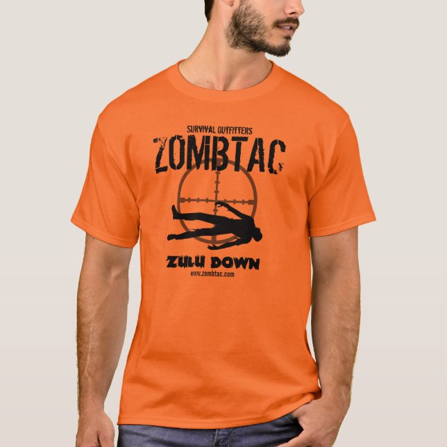 Zombie Tactical "Zulu Down!" T-Shirt (Front)