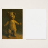 Zombie Teddy Bear ACEO Business Card (Front & Back)