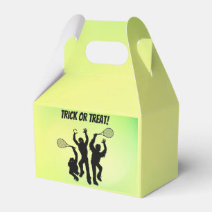 Zombie Tennis Player Halloween Favor Boxes