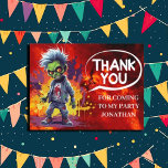 zombie-themed boy party THANK YOU  Postcard<br><div class="desc">we have everything you need to make your little one's party a scream</div>