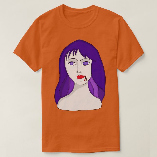 Zombie thirsty for blood T-Shirt (Design Front)