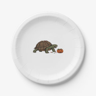 Zombie Turtle Candy Crawl - Spooky Slow Halloween  Paper Plates