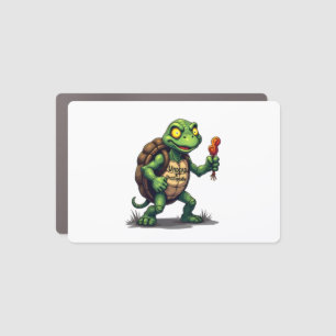Zombie Turtle Car Magnet