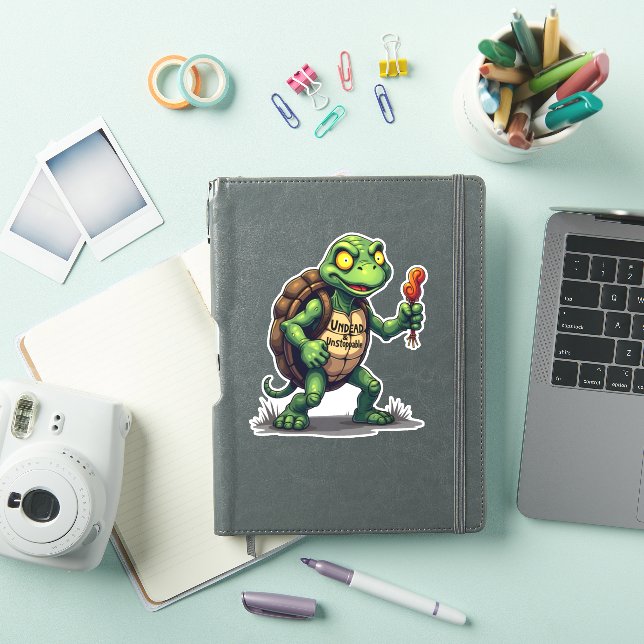 Zombie Turtle Sticker (iPad Cover)