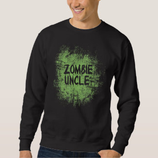 Zombie uncle cool lazy halloween costume zombies f sweatshirt