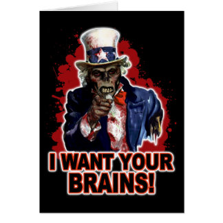 Zombie Uncle Sam Cards