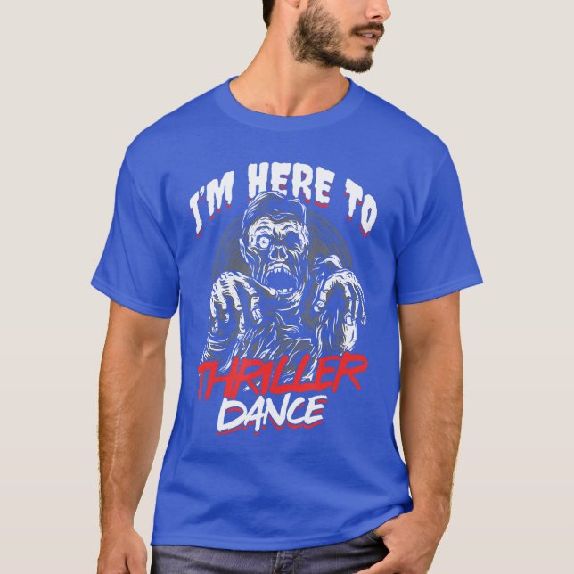 Zombie Undead Halloween Thriller Dance Trick Or Tr T-Shirt (Front)