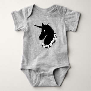 Zombie Unicorn Baby Bodysuit