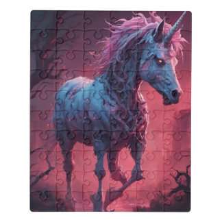 Zombie Unicorn Jigsaw Puzzle