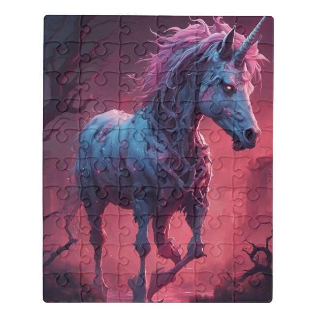 Zombie Unicorn  Jigsaw Puzzle (Puzzle Vertical)