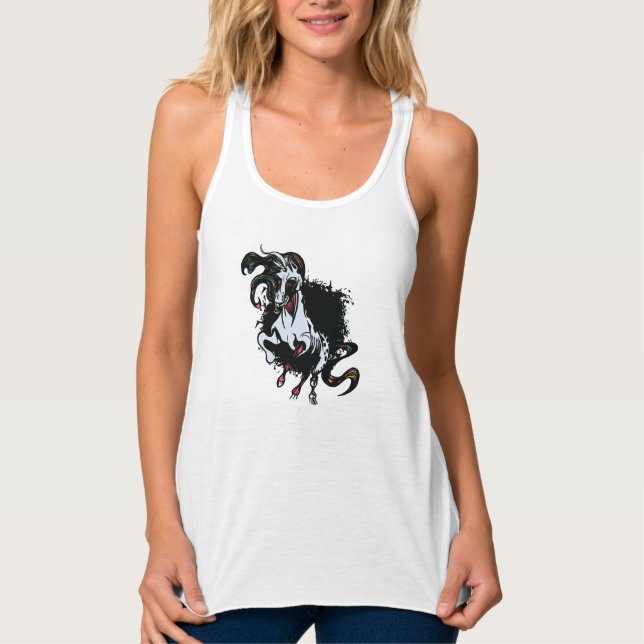 Zombie Unicorn Standing Tank Top (Front)